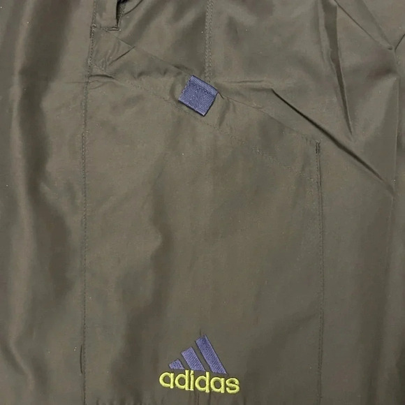 Vintage 90s Embroidered Men's Black Adidas Track Pants Size: L - Picture 5 of 9